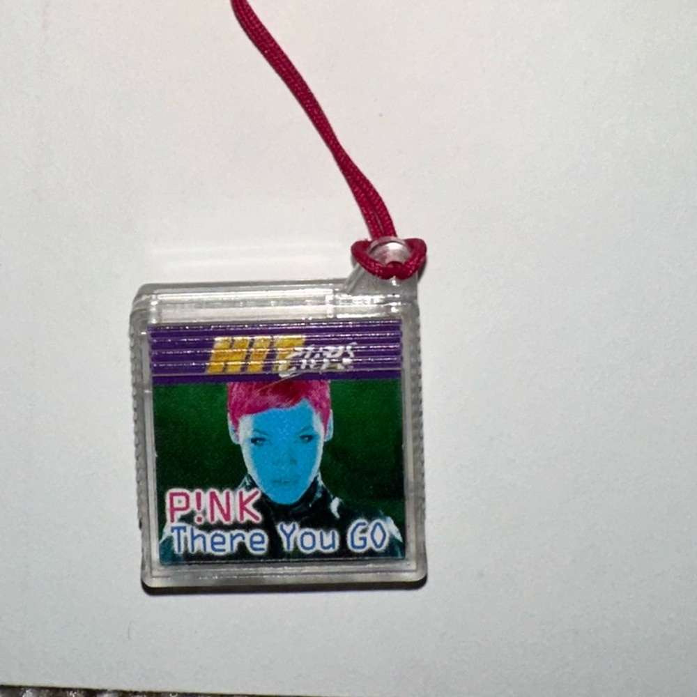 Pink There You Go Keychain